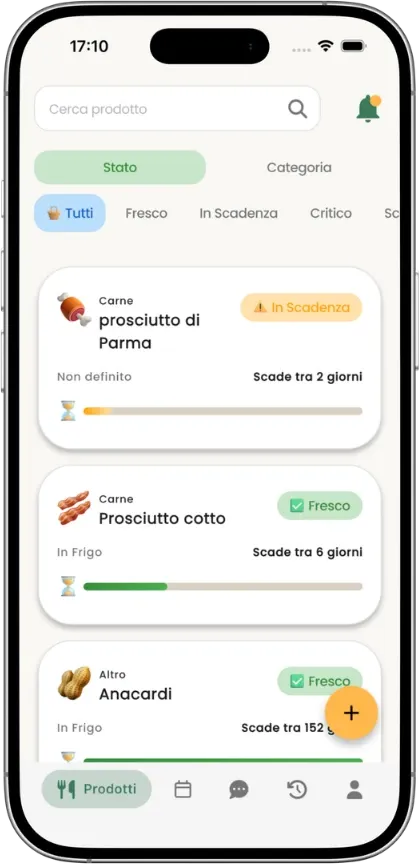 Screenshot dell'app Skado